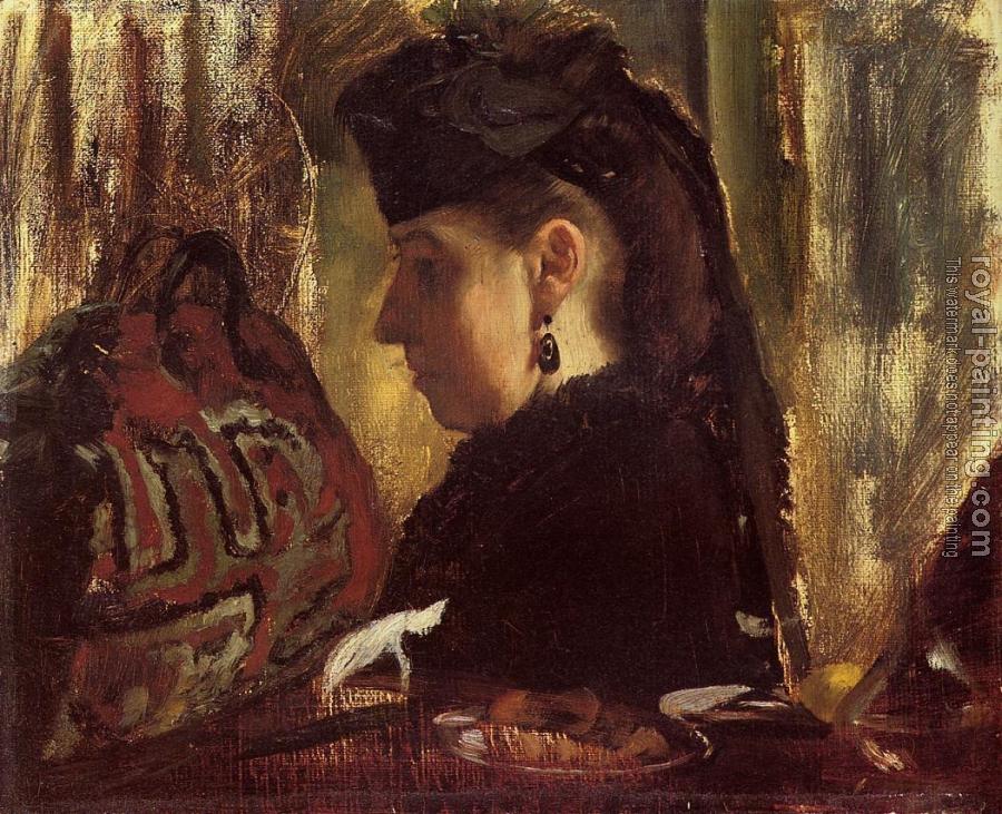 Edgar Degas : Mademoiselle Marie Dihau Edgar Degas : Mademoiselle Marie Dihau